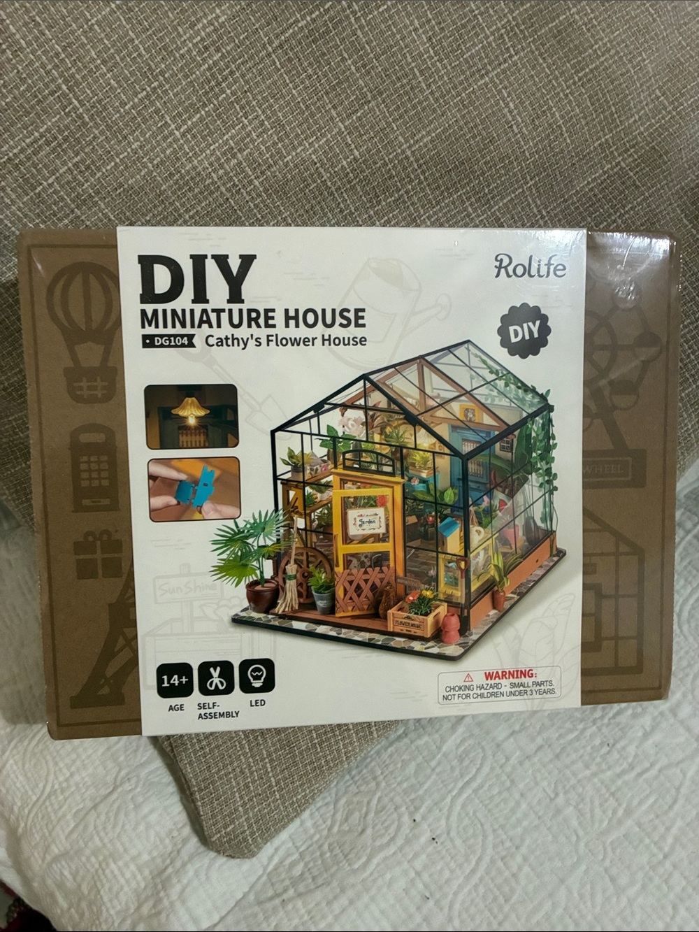 DIY Miniature House - Cathy's Flower House (Green)